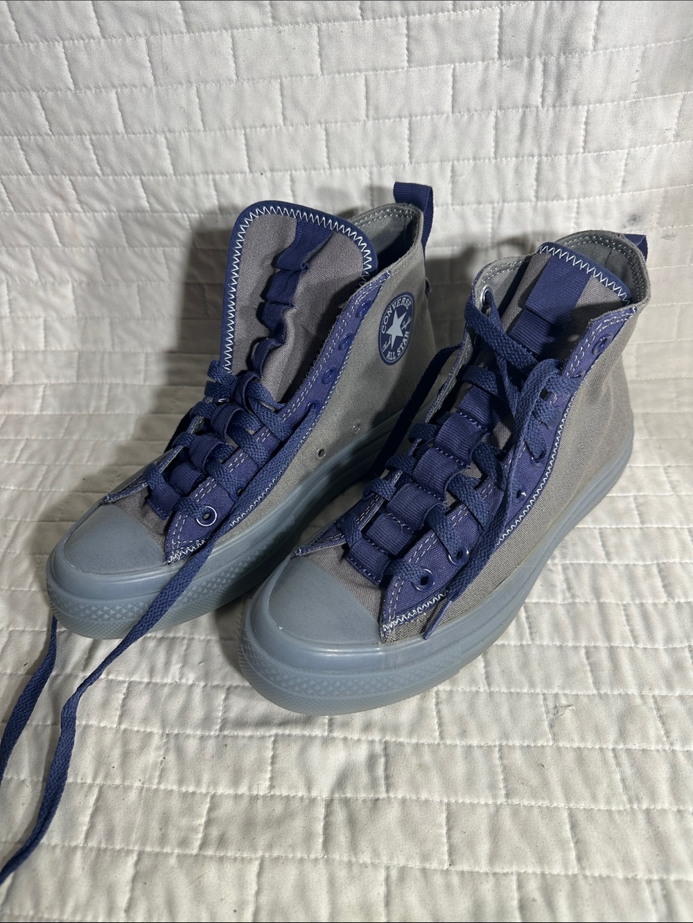 Converse Chuck Taylor All Star CX Explore High "Origin Story Grey Uncharted Blue